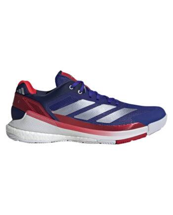 Adidas Crazyquick Boost Padelsko – Hvid & Lucid Blue Udsalg!