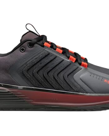 K-Swiss Ultrashot 3 Padel Sko – Udsalg i Jet Black & Spicy Orange