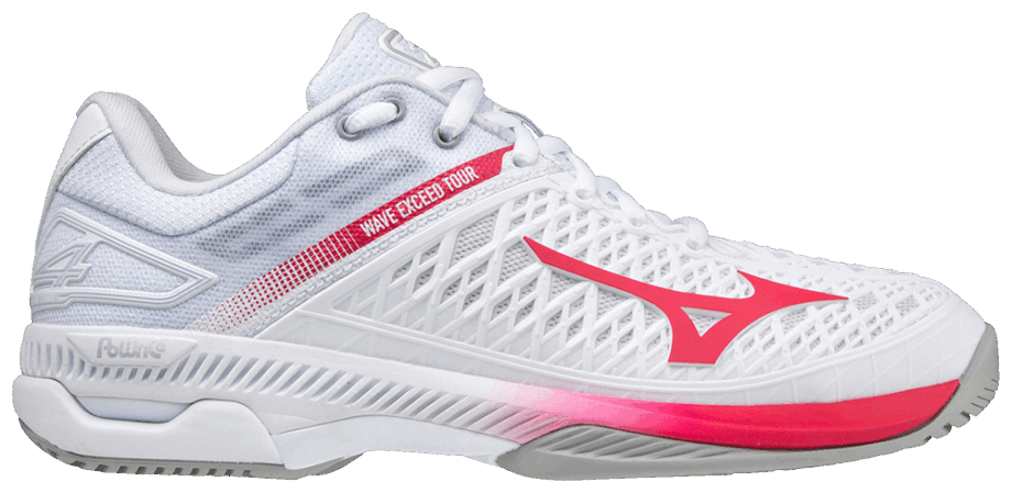 Mizuno Exceed Tour 4 AC Padelsko Hvid/Rød – Fantastisk Tilbud!