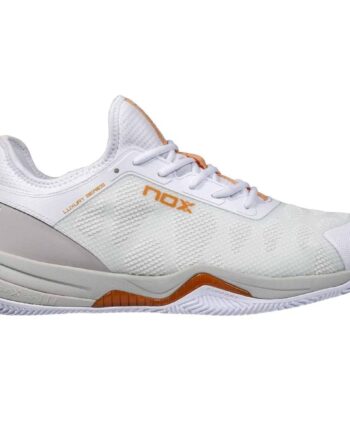 Nox Nerbo Luxury Padel Sko – Hvid Koral Guld Udsalg!
