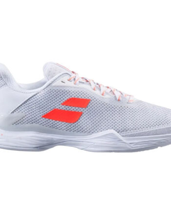 Hvid Babolat Jet Tere Clay Women Padelsko White Living Coral - Babolat Padel